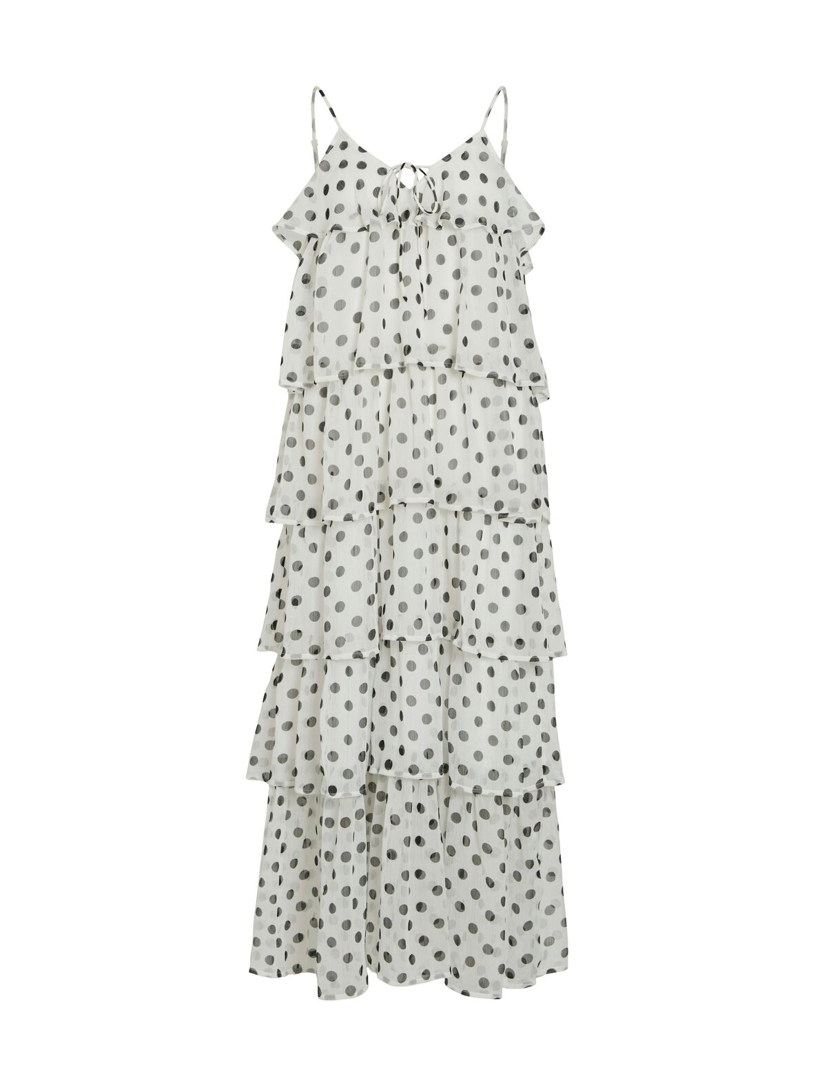 Viharley Printed Ruffle -maksimekko