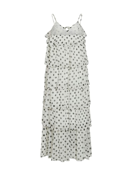 Vila - Vila Viharley Printed Ruffle maksi kleita - CLOUD DANCER AOP:BLACK DOTS | Stockmann - photo 2