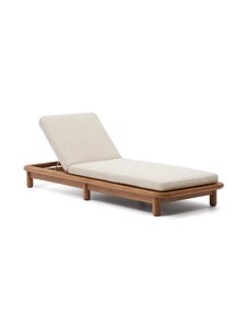 Kave Home - Turqueta-aurinkotuoli tiikki/beige - BROWN | Stockmann