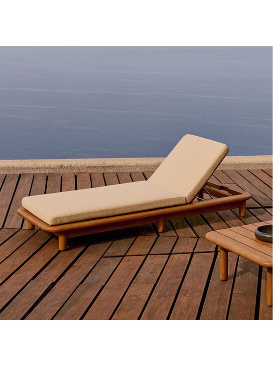 Kave Home - Turqueta-aurinkotuoli tiikki/beige - BROWN | Stockmann - photo 4