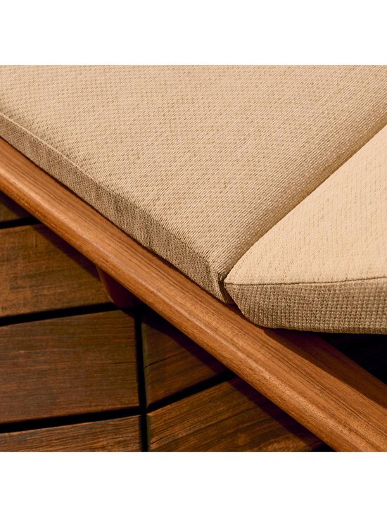 Kave Home - Turqueta-aurinkotuoli tiikki/beige - BROWN | Stockmann - photo 6