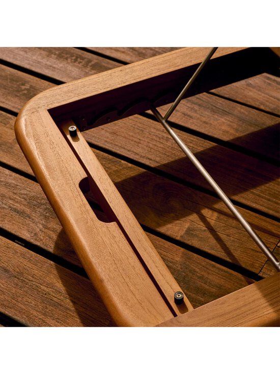 Kave Home - Turqueta-aurinkotuoli tiikki/beige - BROWN | Stockmann - photo 8