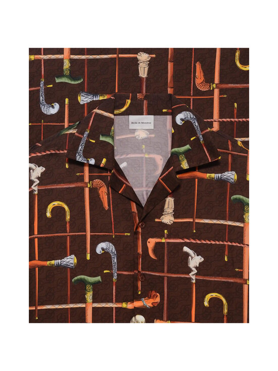 Drôle de Monsieur - Cannes-kauluspaita - BN / BROWN | Stockmann - photo 2