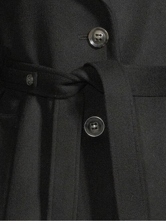 SAND Copenhagen - Clareta Belt Long -villakangastakki - 200 EBONY BLACK | Stockmann - photo 4