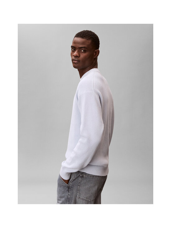 Calvin Klein Jeans - Ez Cotton Waffle Crewneck adīts džemperis - CIQ PLEIN AIR | Stockmann - photo 4