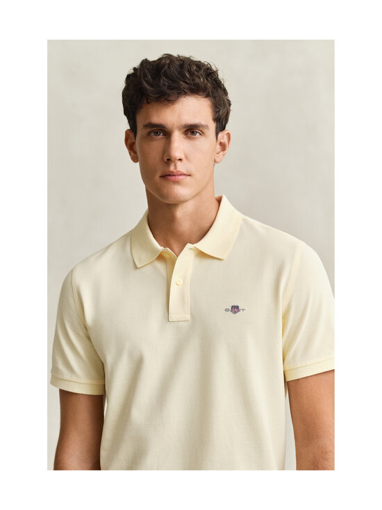 GANT - Polosärk Regular Fit Shield - 713 VANILLA YELLOW | Stockmann - photo 4