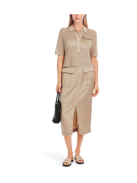 Marc Cain - M25 Poloshirt -paita - 608 TAUPE - photo 2 Marc Cain - M25 Poloshirt -paita - 608 TAUPE | Stockmann - photo 2