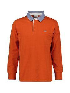 GANT - Särk Chambray Heavy Rugger - 845 DEEP ORANGE GANT - Särk Chambray Heavy Rugger - 845 DEEP ORANGE | Stockmann