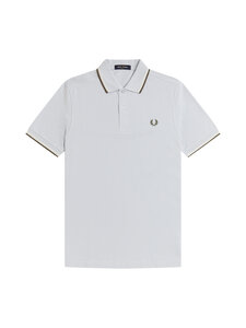 Fred Perry - The Twin Tipped -pikeepaita - DUSKY BLUE / ECRU / LAUREL WRE | Stockmann