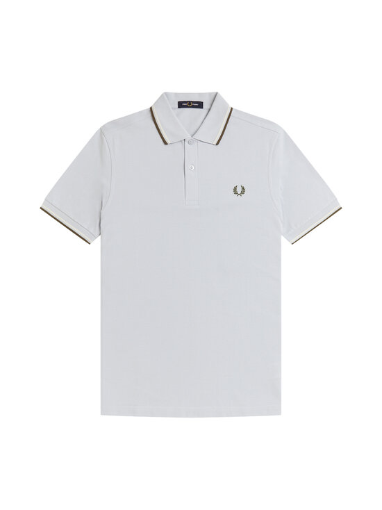 Fred Perry - Polosärk The Twin Tipped - DUSKY BLUE / ECRU / LAUREL WRE | Stockmann - photo 1