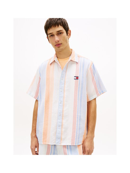 Tommy Jeans - TJM Relaxed Fit Stripe -kauluspaita - YBH ANCIENT WHITE STRIPES | Stockmann - photo 4