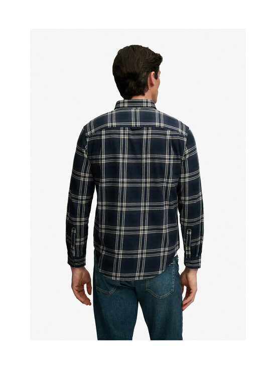 Superdry - Triiksärk Cotton Lumberjack Peyton Check - G7T NAVY WINDOW CHECK | Stockmann - photo 3
