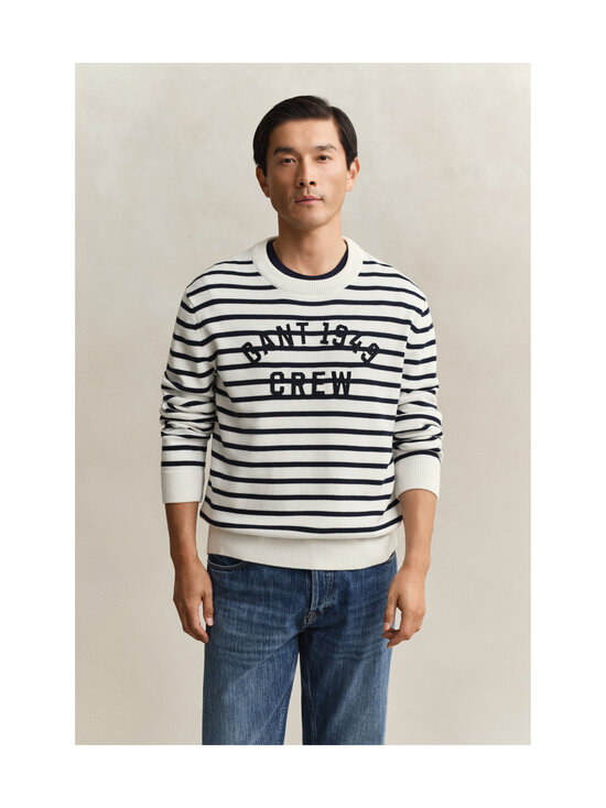 GANT - Kudum Breton Stripe Graphic C-Neck - 113 EGGSHELL | Stockmann - photo 2