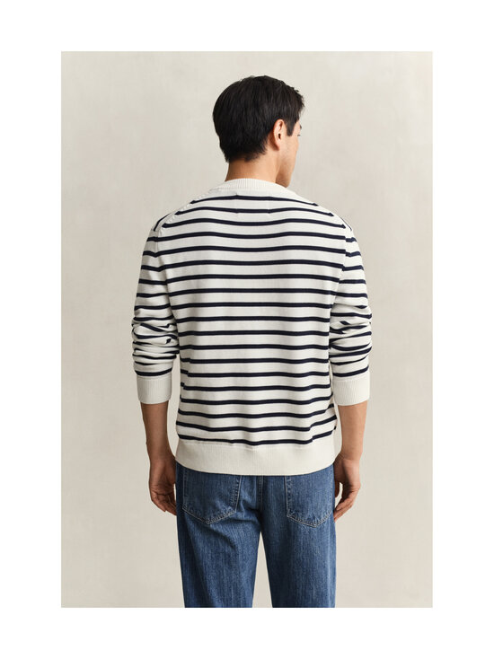 GANT - Kudum Breton Stripe Graphic C-Neck - 113 EGGSHELL | Stockmann - photo 3