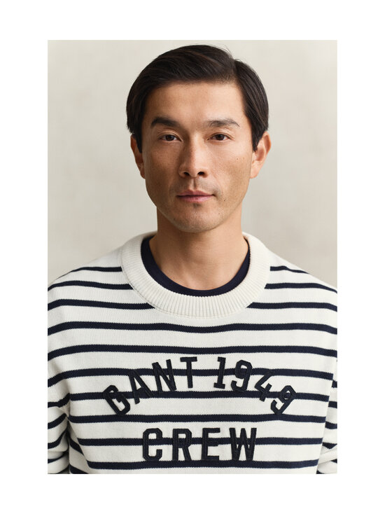 GANT - Kudum Breton Stripe Graphic C-Neck - 113 EGGSHELL | Stockmann - photo 4