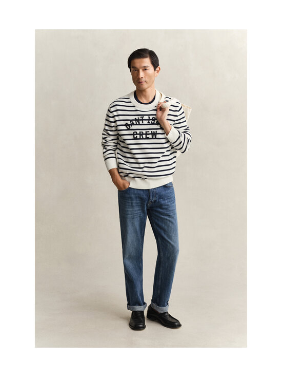GANT - Kudum Breton Stripe Graphic C-Neck - 113 EGGSHELL | Stockmann - photo 5