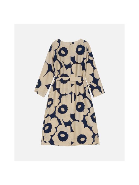 805 DARK BLUE, BEIGE Marimekko Tyväri Unikko -mekko | Arkimekot | Stockmann