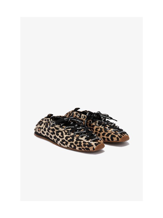 Ganni - Lace Up Sporty -ballerinat - 943 LEOPARD | Stockmann - photo 2