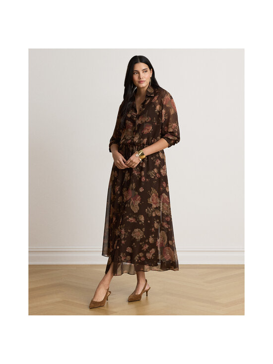 Lauren Ralph Lauren - Woven-paitamekko - 001 BROWN MULTI | Stockmann - photo 5