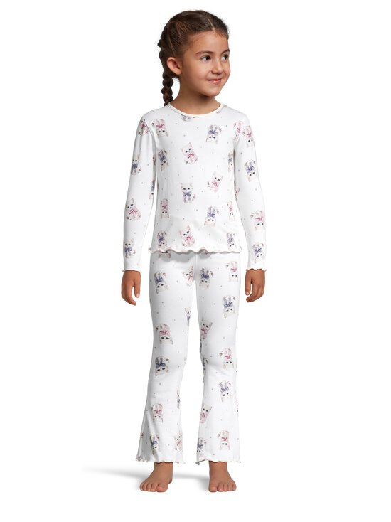 Lindex - Pidžaama Flare Kittens - 3675 WHITE | Stockmann - photo 2
