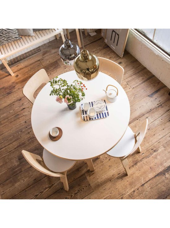 Artek - Pöytä 90A valkoinen laminaatti ø 100 cm - BEIGE | Stockmann - photo 2