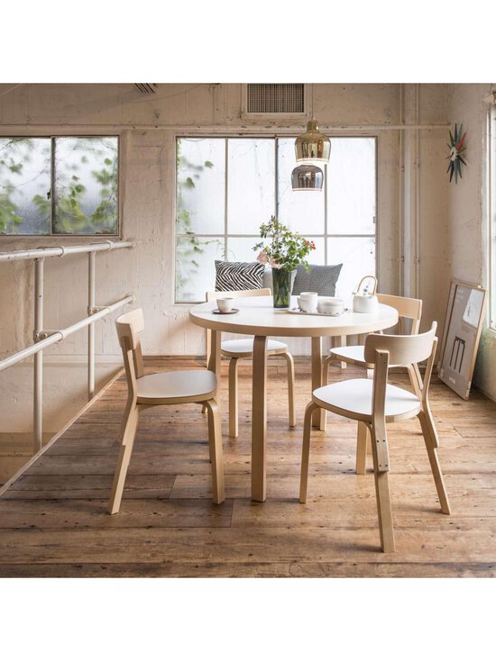Artek - Pöytä 90A valkoinen laminaatti ø 100 cm - BEIGE | Stockmann - photo 4