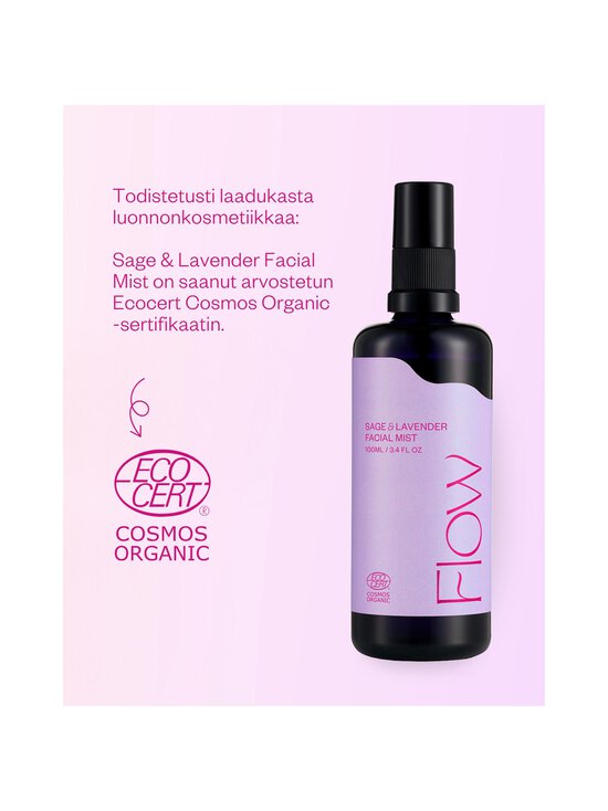 Flow Cosmetics - Sage & Lavender Facial Mist -kasvovesi - NOCOL | Stockmann - photo 3