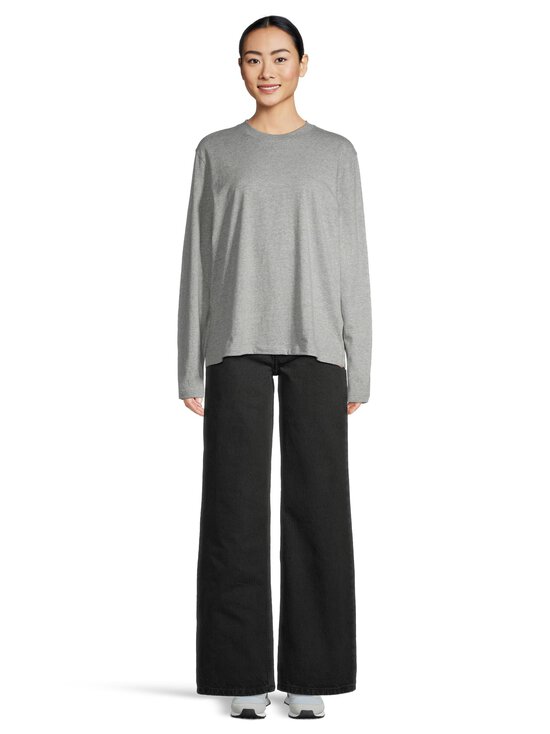 Róhe - Slub Melange Jersey -trikoopaita - 031_298 LIGHT GREY MELANGE | Stockmann - photo 2