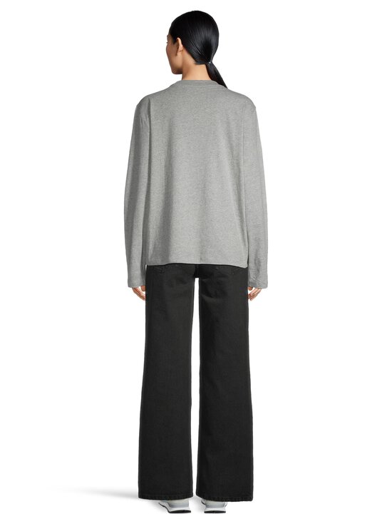 Róhe - Slub Melange Jersey -trikoopaita - 031_298 LIGHT GREY MELANGE | Stockmann - photo 3