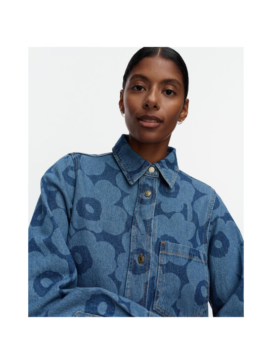 Marimekko - Teksakleit Maridenim Näkemys Unikko - 550 MID INDIGO | Stockmann - photo 5
