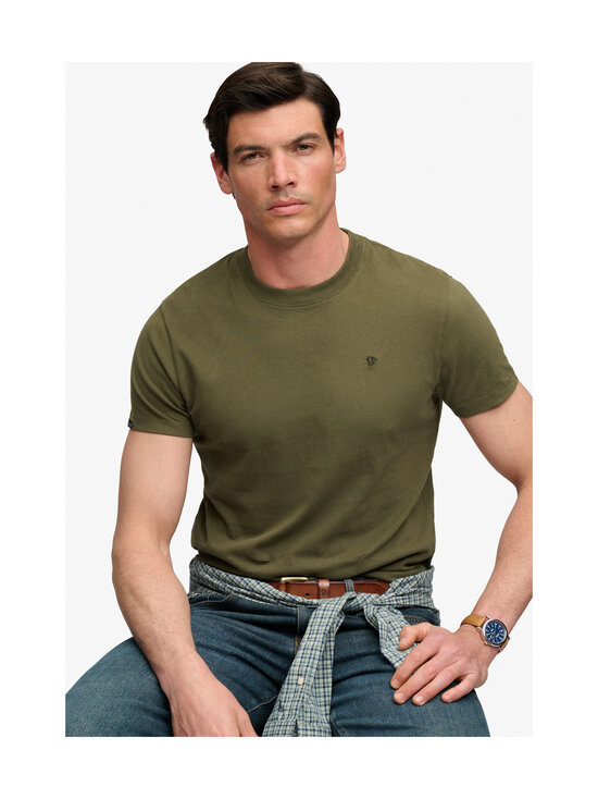 Superdry - Logo Embroidery T-krekls - 2LX OLIVE NIGHT GREEN | Stockmann - photo 4