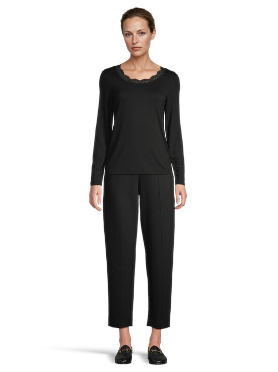 NOOM - Sarita Lace trikotāžas krekls - BLACK | Stockmann - photo 2