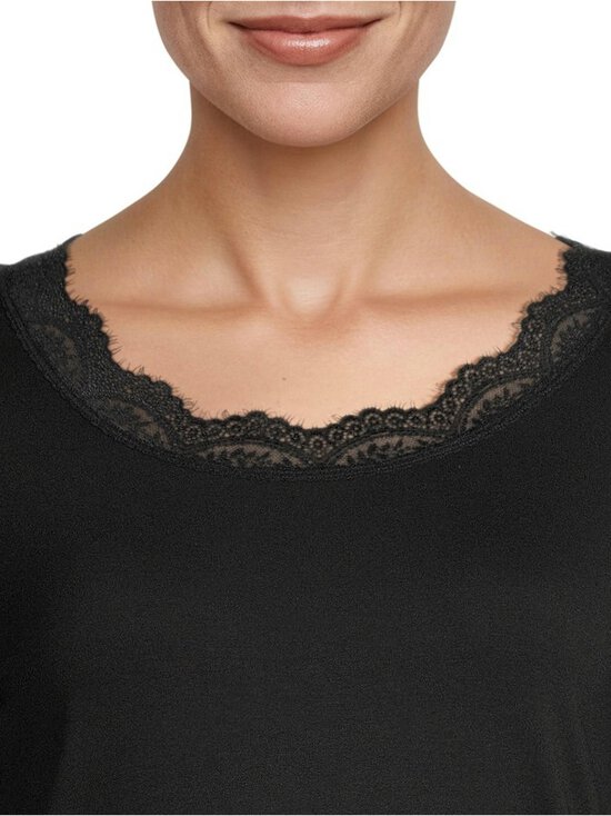 NOOM - Sarita Lace trikotāžas krekls - BLACK | Stockmann - photo 4