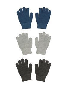 Bogi - Dami cimdi 3-pāri - DARK DENIM/LT. GREY/DK. GREY | Stockmann