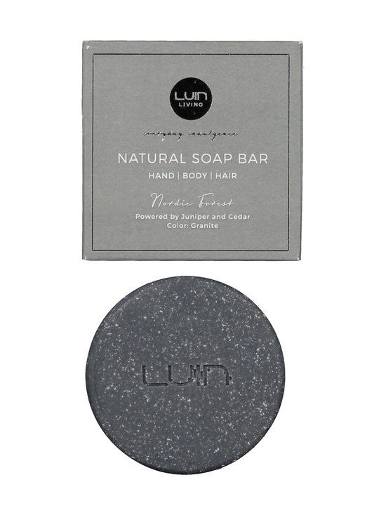 Natural Nordic Forest -palasaippua, Granite 80 g