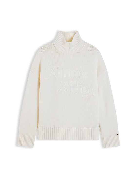 Tommy Hilfiger - Heritage Graphic Logo -neulepusero - Z00 IVORY PETAL | Stockmann - photo 1