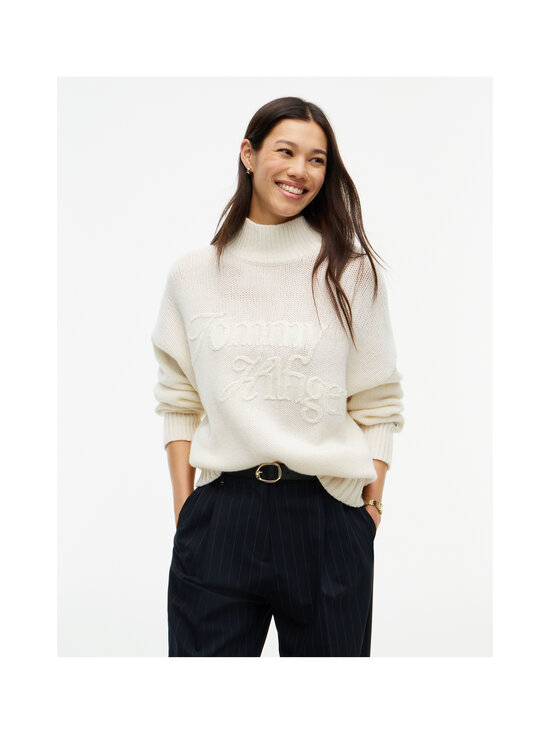 Tommy Hilfiger - Heritage Graphic Logo -neulepusero - Z00 IVORY PETAL | Stockmann - photo 2