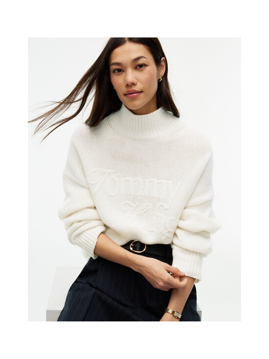 Tommy Hilfiger - Heritage Graphic Logo -neulepusero - Z00 IVORY PETAL | Stockmann - photo 5