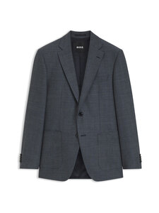 BOSS - Herringbone-bleiseri - DARK BLUE | Stockmann