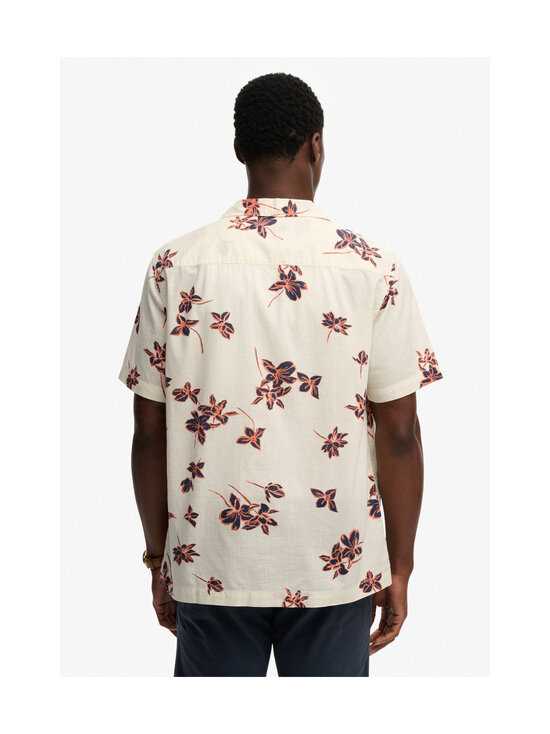 Superdry - Cabana Poolside -kauluspaita - J9O LOTUS FLOWER OFF WHITE | Stockmann - photo 5
