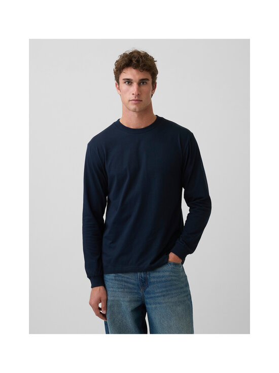 GAP - Crew Organic trikotāžas krekls - NEW CLASSIC NAVY | Stockmann - photo 2