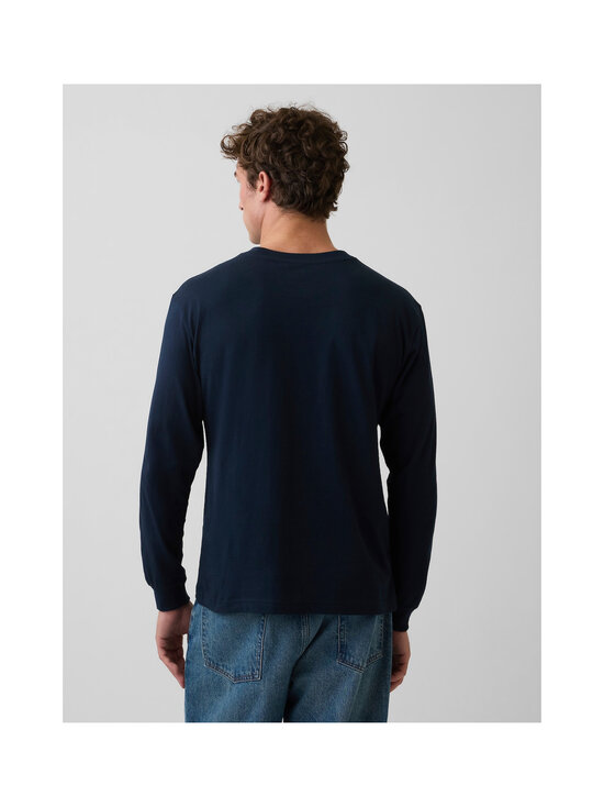 GAP - Crew Organic trikotāžas krekls - NEW CLASSIC NAVY | Stockmann - photo 4