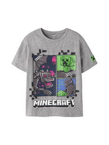 Name It - T-särk NkmMykinMinecraft Regular - GREY MELANGE | Stockmann
