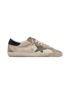 GOLDEN GOOSE - Super Star -tennarit - CREAM/GREY/OLIVE GREEN/DARK BLUE | Stockmann