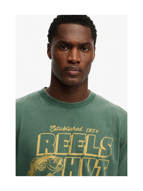 Superdry - Roadside Trade Loose t-paita - JA1 HUNTER GREEN | Stockmann - photo 2