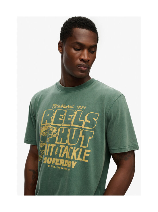Superdry - Roadside Trade Loose t-paita - JA1 HUNTER GREEN | Stockmann - photo 3