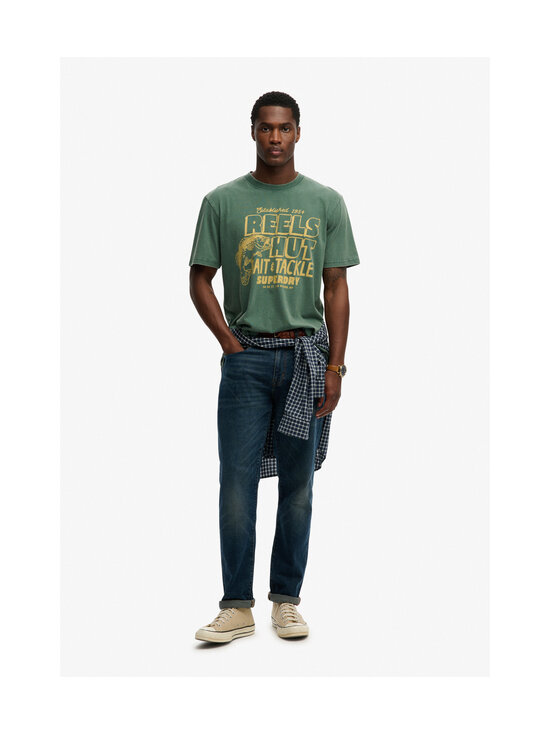 Superdry - Roadside Trade Loose t-paita - JA1 HUNTER GREEN | Stockmann - photo 4