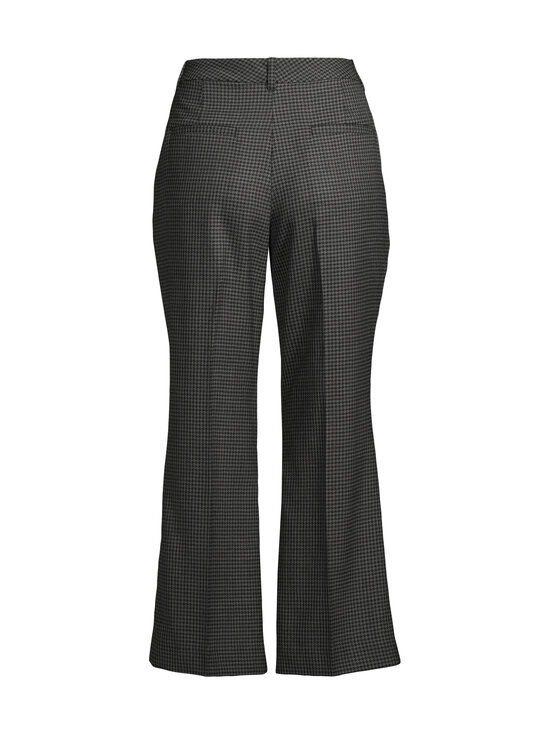 GANT - Checked Cropped Flare bikses - 90 CHARCOAL MELANGE | Stockmann - photo 2