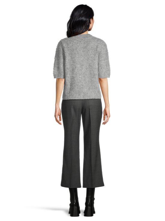 GANT - Checked Cropped Flare bikses - 90 CHARCOAL MELANGE | Stockmann - photo 4