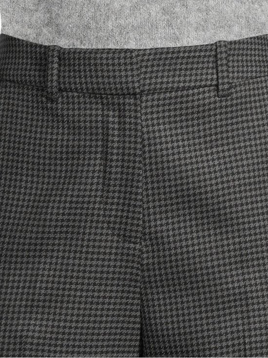 GANT - Checked Cropped Flare bikses - 90 CHARCOAL MELANGE | Stockmann - photo 5